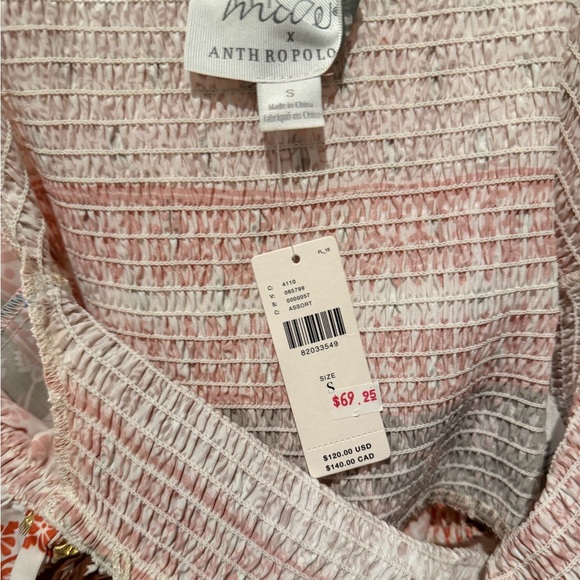 Mare Mare x Anthropologie Madera off-the-shoulder tiered blouse. - Picture 3 of 3